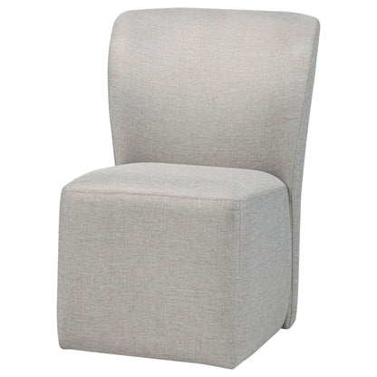Jaelynn Upholstered Parsons Dining Side Chair Beige (Set of 2)