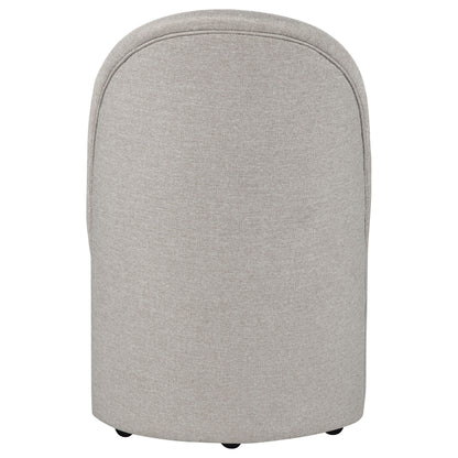 Aubrey Upholstered Barrel Dining Side Chair Beige (Set of 2)