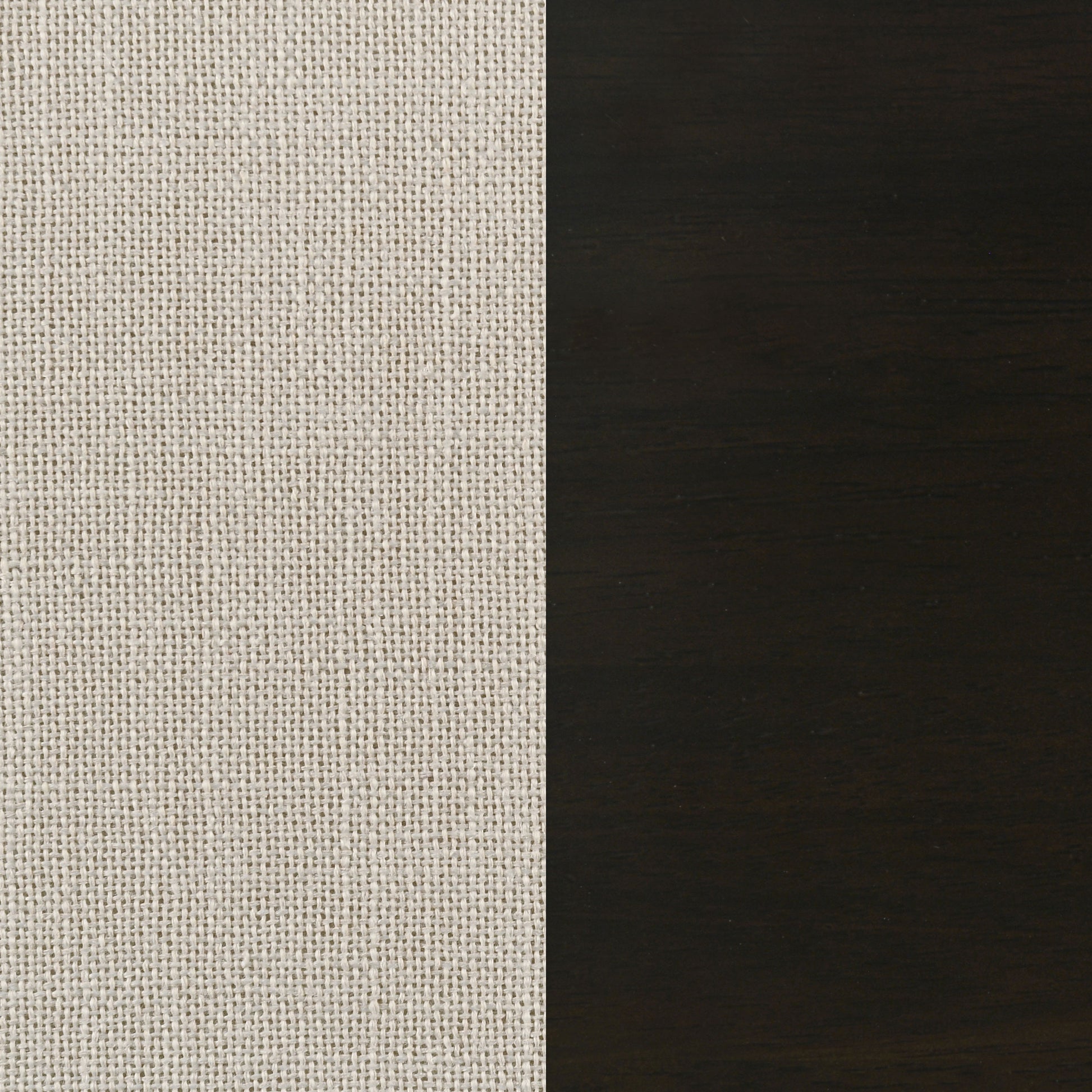 Alana Upholstered Dining Side Chair Beige Smokey Black (Set of 2)