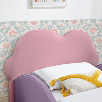 Cute Cloud Shape Bed With Guardrails Cartoon Design, Storage Pocket - The Sleep Loft - Online Mattress Showroom NYC