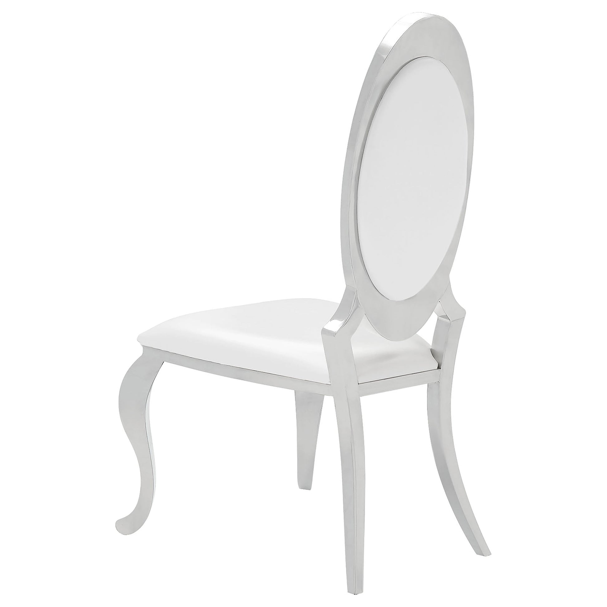 Antoine Upholstered Dining Chair Cream White (Set of 2)