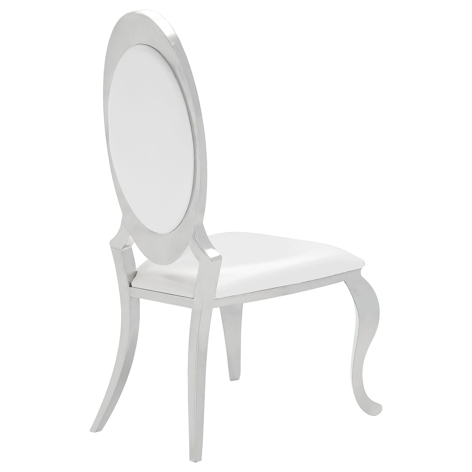 Antoine Upholstered Dining Chair Cream White (Set of 2)