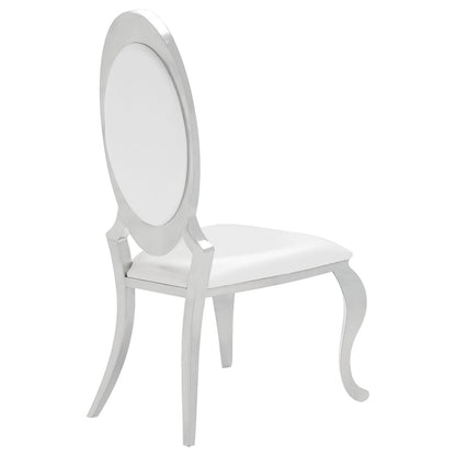 Antoine Upholstered Dining Chair Cream White (Set of 2)