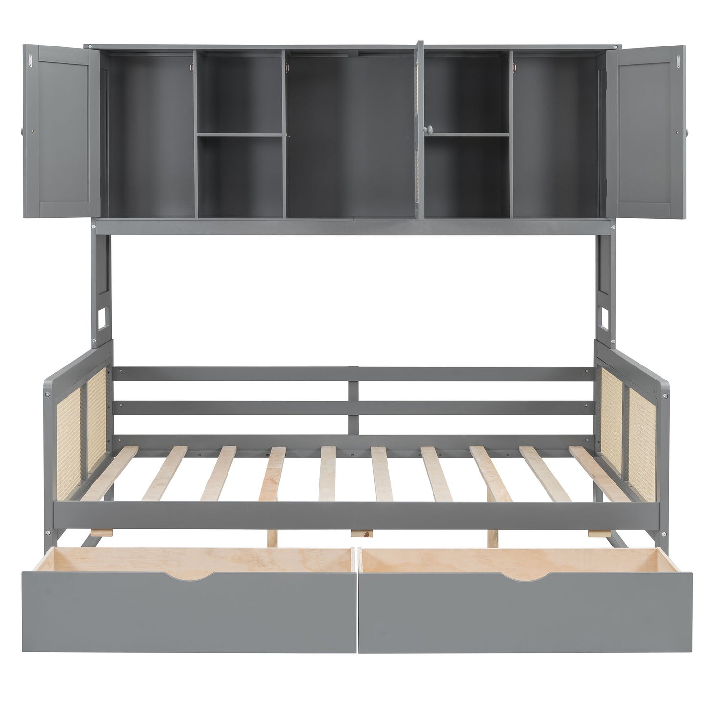 Daybed And All In One Cabinet And Shelf - The Sleep Loft - Online Mattress Showroom NYC