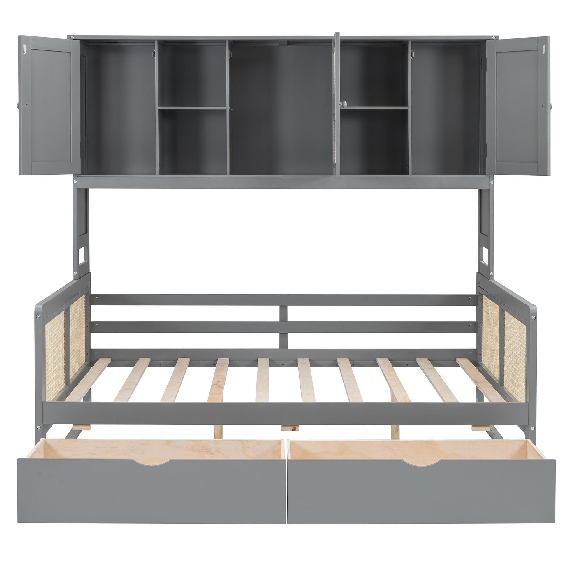 Daybed And All In One Cabinet And Shelf - The Sleep Loft - Online Mattress Showroom NYC