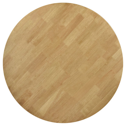 Elowen Round 42-inch Solid Wood Dining Table Light Walnut