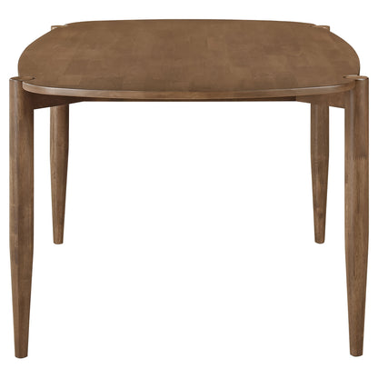 Dortch Oval 63-inch Solid Wood Dining Table Walnut