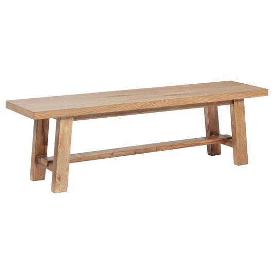 Middleton 60-inch Wood Backless Dining Bench Natural Brown - The Sleep Loft - Online Mattress Showroom NYC