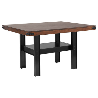 Patterson 5-piece Counter Height Dining Set Mango Oak 