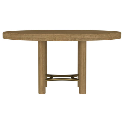 Arini 5-piece Round Dining Table Set Sand Wash and Black