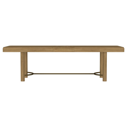 Arini 5-piece Extension Leaf Dining Table Set Sand Wash and Black