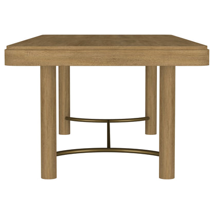 Arini 5-piece Extension Leaf Dining Table Set Sand Wash and Black