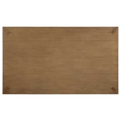 Bruner 5-piece 72-inch Rectangular Dining Set Natural Brown