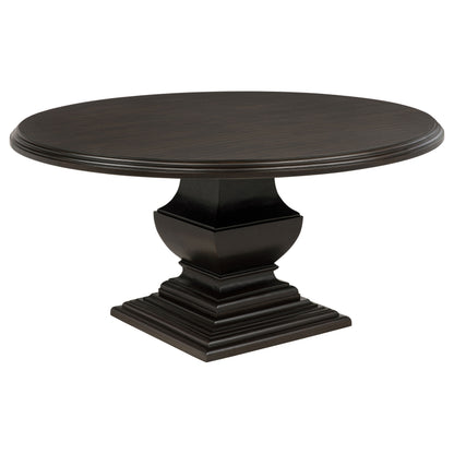 Twyla 60-inch Round Wood Dining Room Table Dark Cocoa
