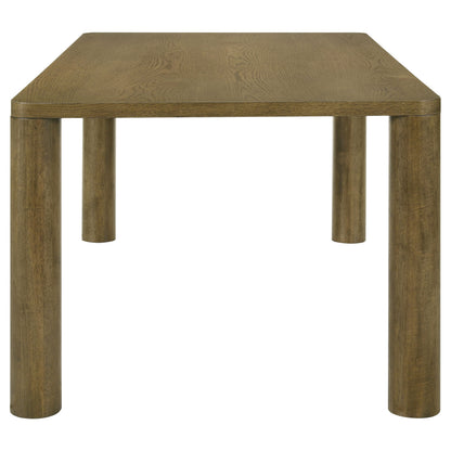 Castlewood 71-inch Rectangular Wood Dining Table Brown Oak