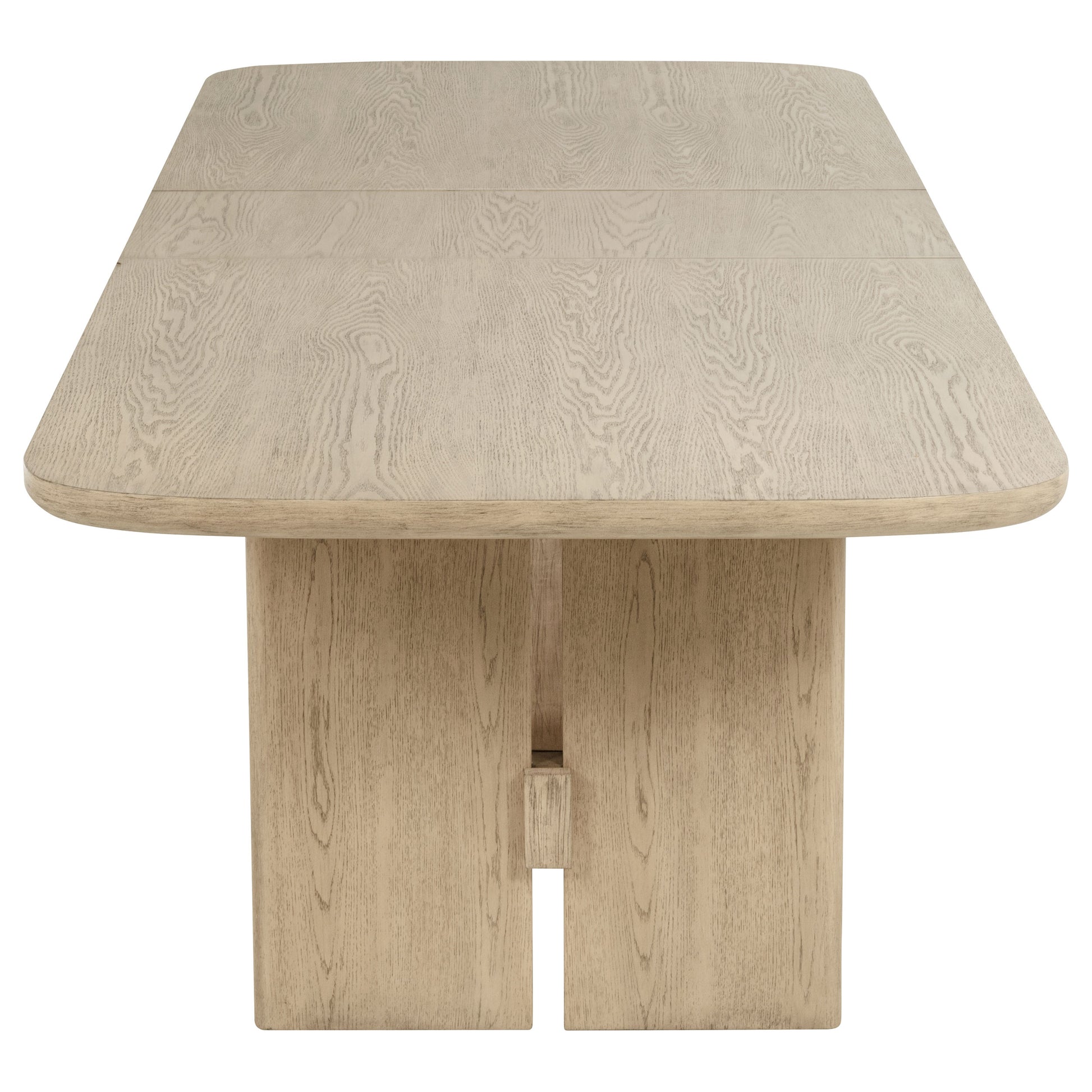 Kailani 110-inch Rectangular Wood Dining Table Beige Oak