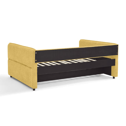 Upholstered Daybed With Pop Up Trundle - The Sleep Loft - Online Mattress Showroom NYC