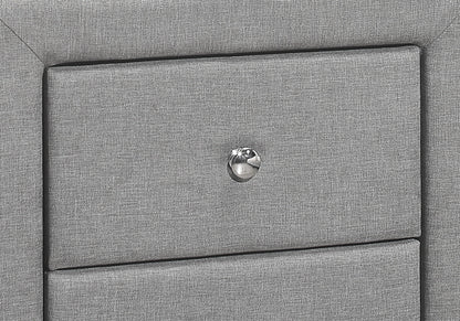 Nightstand, Storage Drawer Versatile Use, Upholstered, Transitional - The Sleep Loft - Online Mattress Showroom NYC