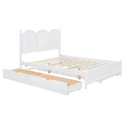 Platform Bed With With 2 Big Drawers And Trundle - The Sleep Loft - Online Mattress Showroom NYC