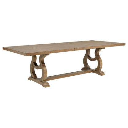 Brockway 7-piece Extension Leaf Dining Set Barley Brown