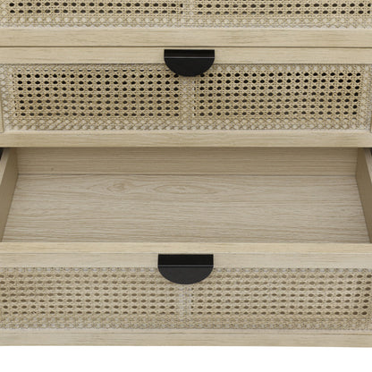 3 Drawer Cabinet, Suitable For Bedroom - Natural