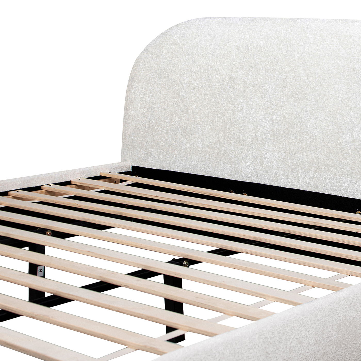 Archie Puffy Grounded - Upholstered Platform Bed - The Sleep Loft - Online Mattress Showroom NYC