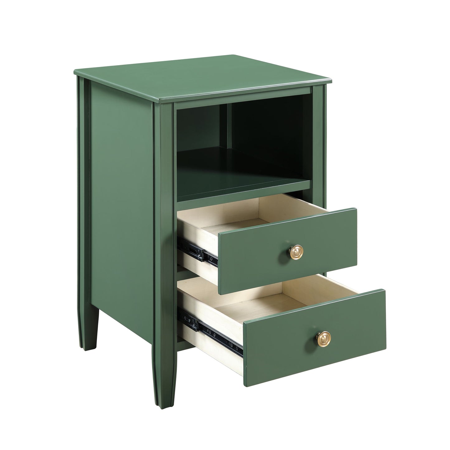 Winston - 2 Drawer Storage Nightstand - The Sleep Loft - Online Mattress Showroom NYC