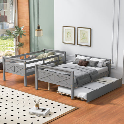 Bunk Bed With Ladder And Safety Guardrail - The Sleep Loft - Online Mattress Showroom NYC