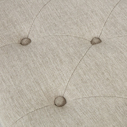 Accent Bench With Arm - Natural - The Sleep Loft - Online Mattress Showroom NYC