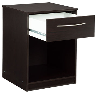 Finch - One Drawer Night Stand - Black - The Sleep Loft - Online Mattress Showroom NYC