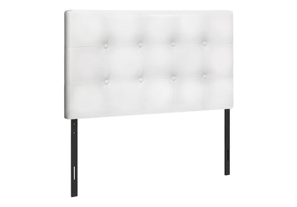 Twin Size, Bed Headboard Only, Upholstered, Transitional - White - The Sleep Loft - Online Mattress Showroom NYC
