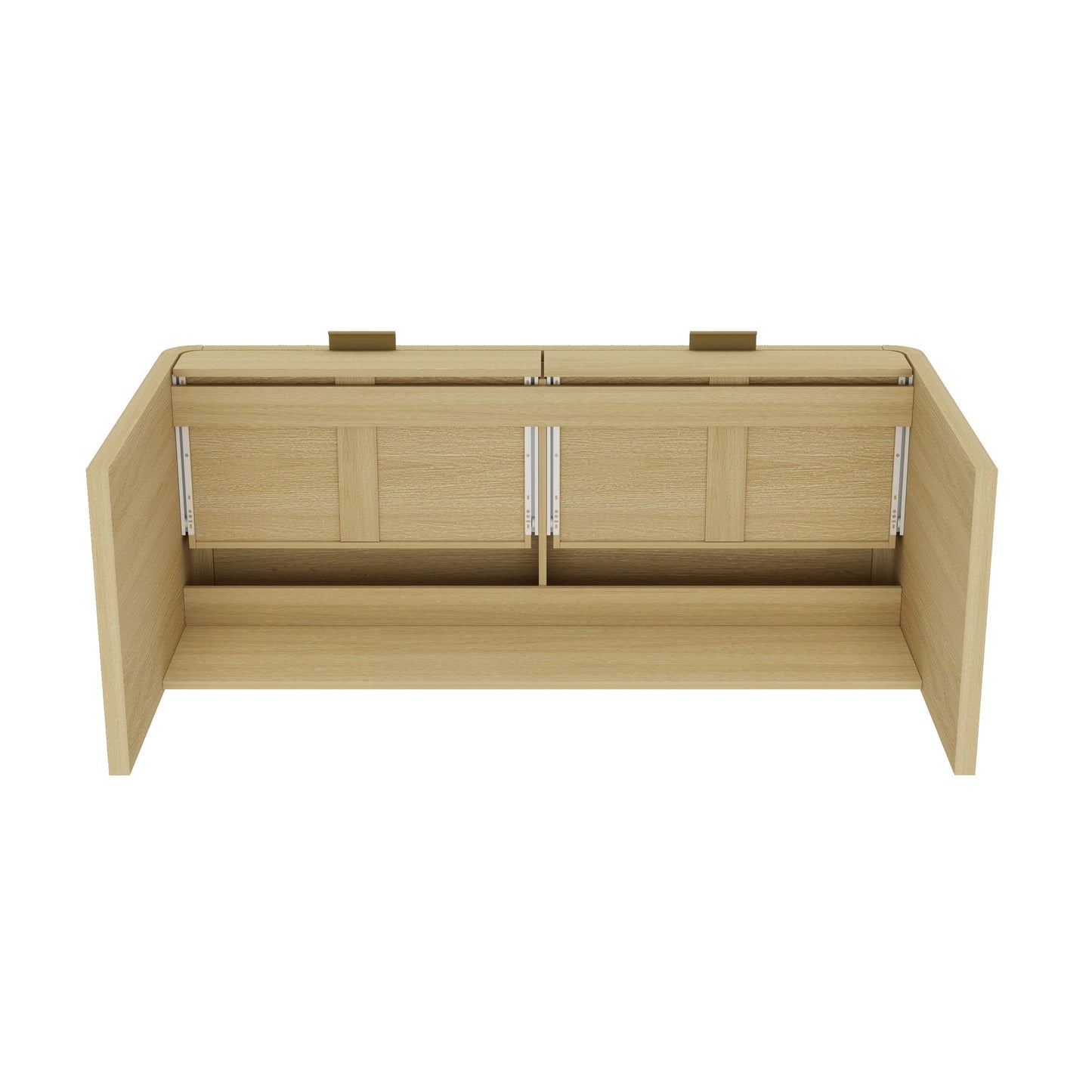 Grace - Office Desk With 2 Drawers - Oak - The Sleep Loft - Online Mattress Showroom NYC