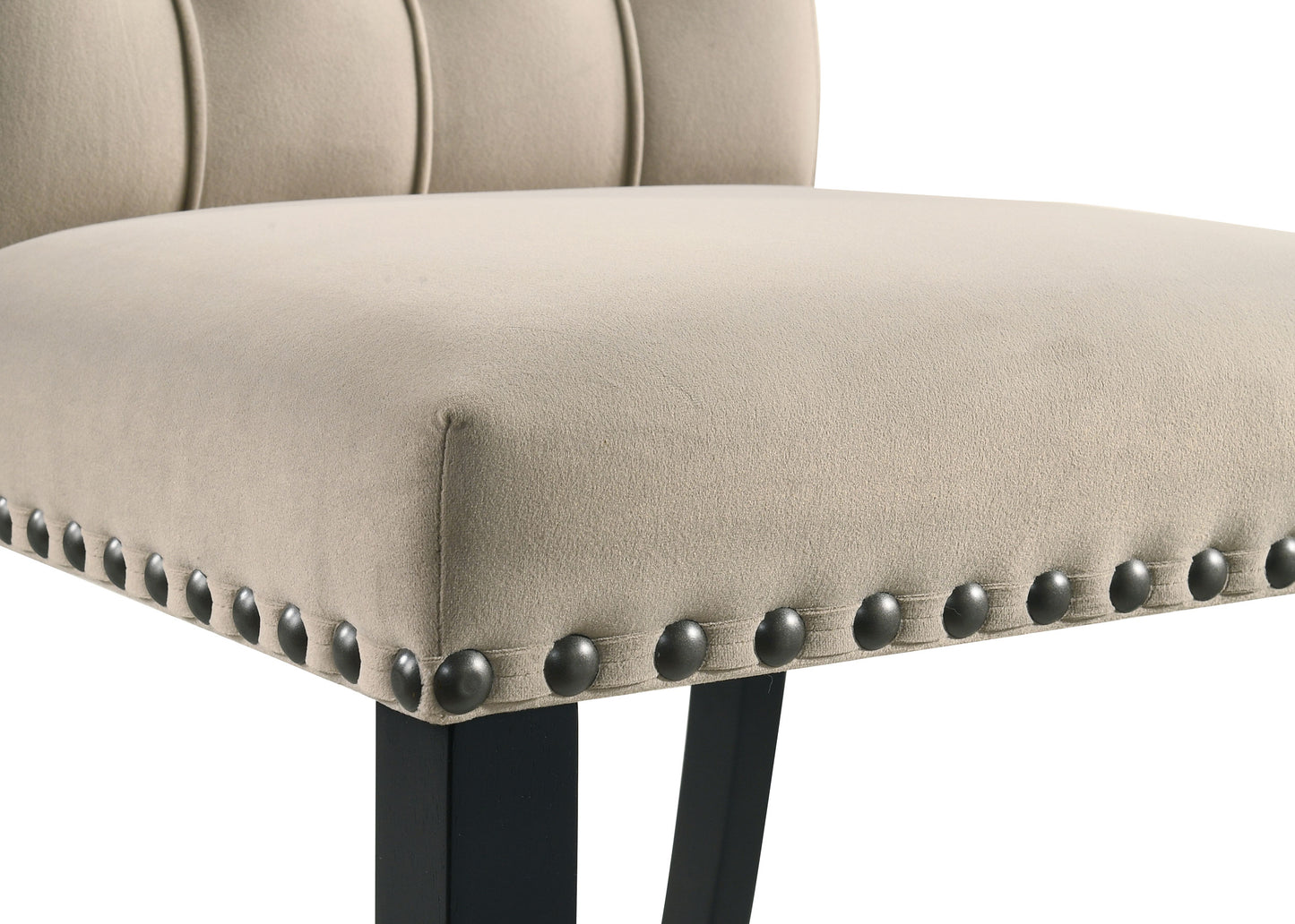 Alana Velvet Upholstered Dining Side Chair Sand (Set of 2)