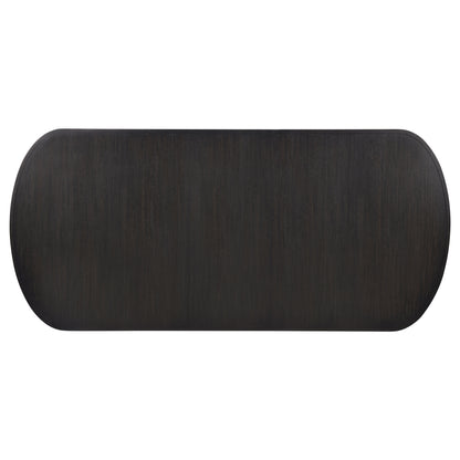 Leandro 78-inch Extension Dining Room Table Burnished Black