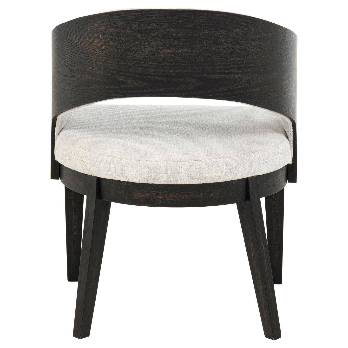 Leandro Upholstered Dining Arm Chair Cream (Set of 2)