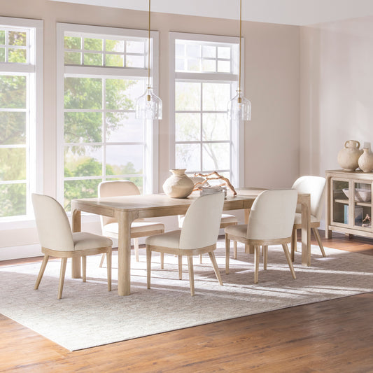 Solano 7-piece Extension Table Dining Set Weathered Mango - The Sleep Loft - Online Mattress Showroom NYC