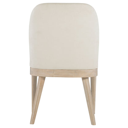 Solano Upholstered Dining Side Chair Beige (Set of 2)
