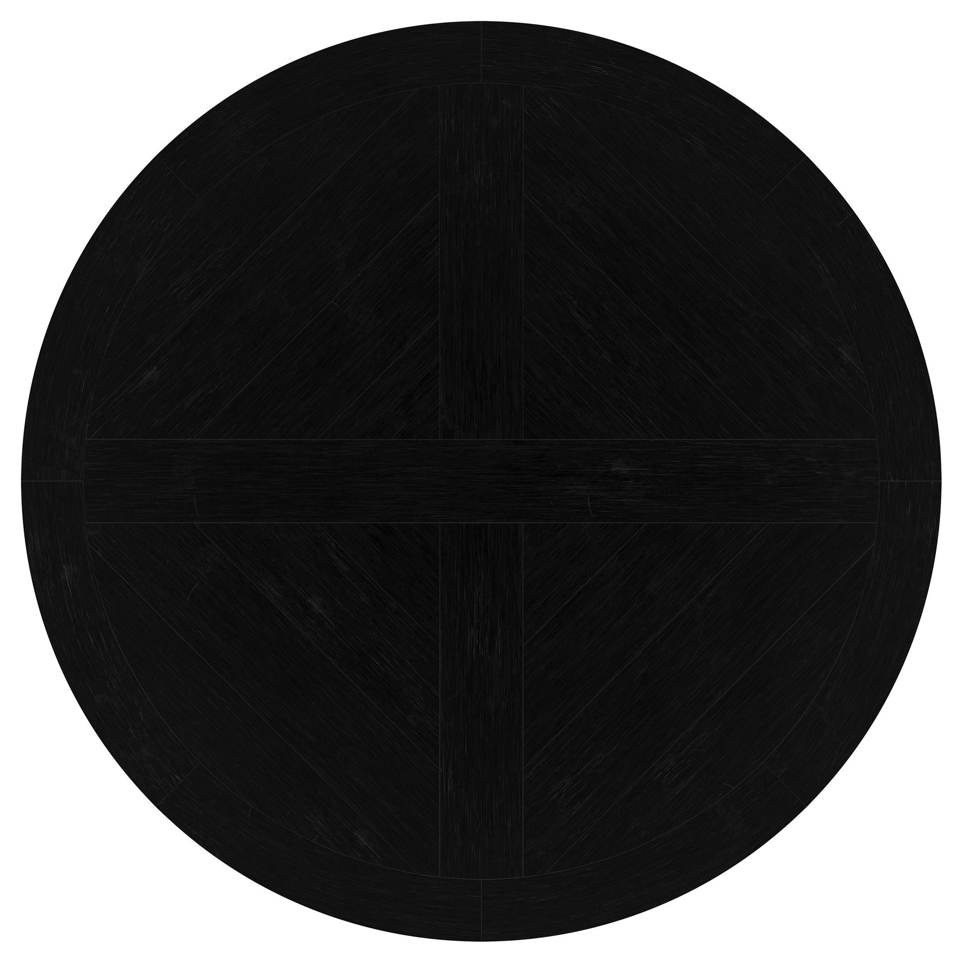 Florence Round 60-inch Pedestal Base Dining Table Black