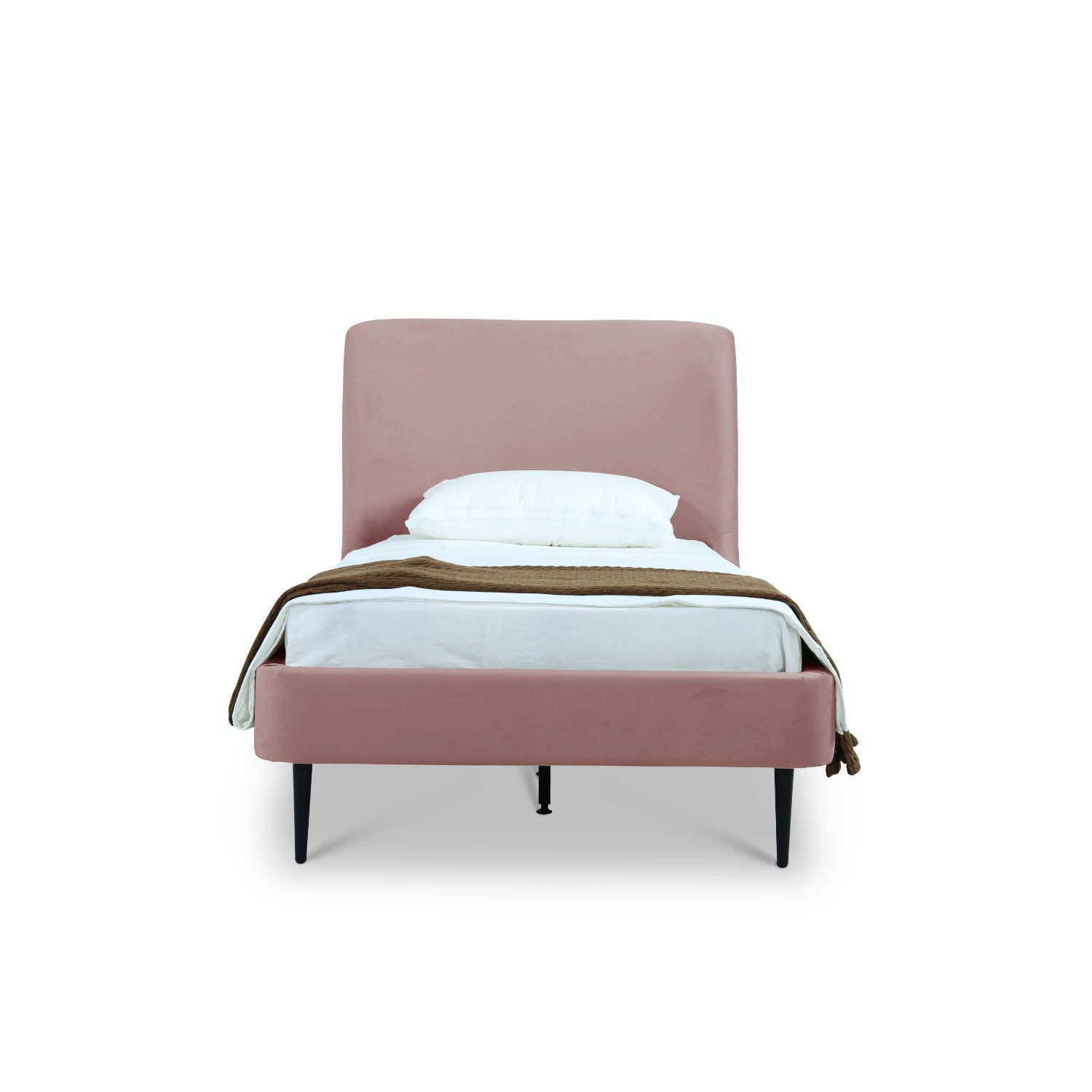 Heather - Upholstered Bed With Curved Headboard - The Sleep Loft - Online Mattress Showroom NYC