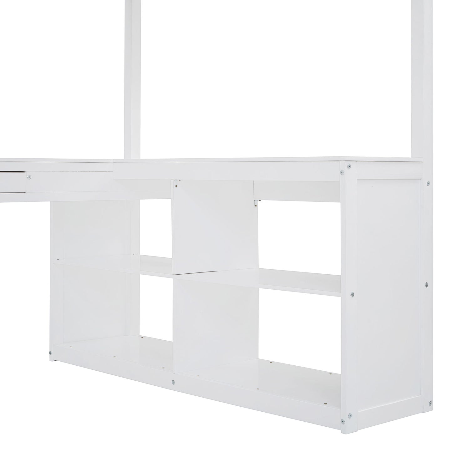 Loft Bed With Drawers, Cabinet, Shelves With Desk - The Sleep Loft - Online Mattress Showroom NYC