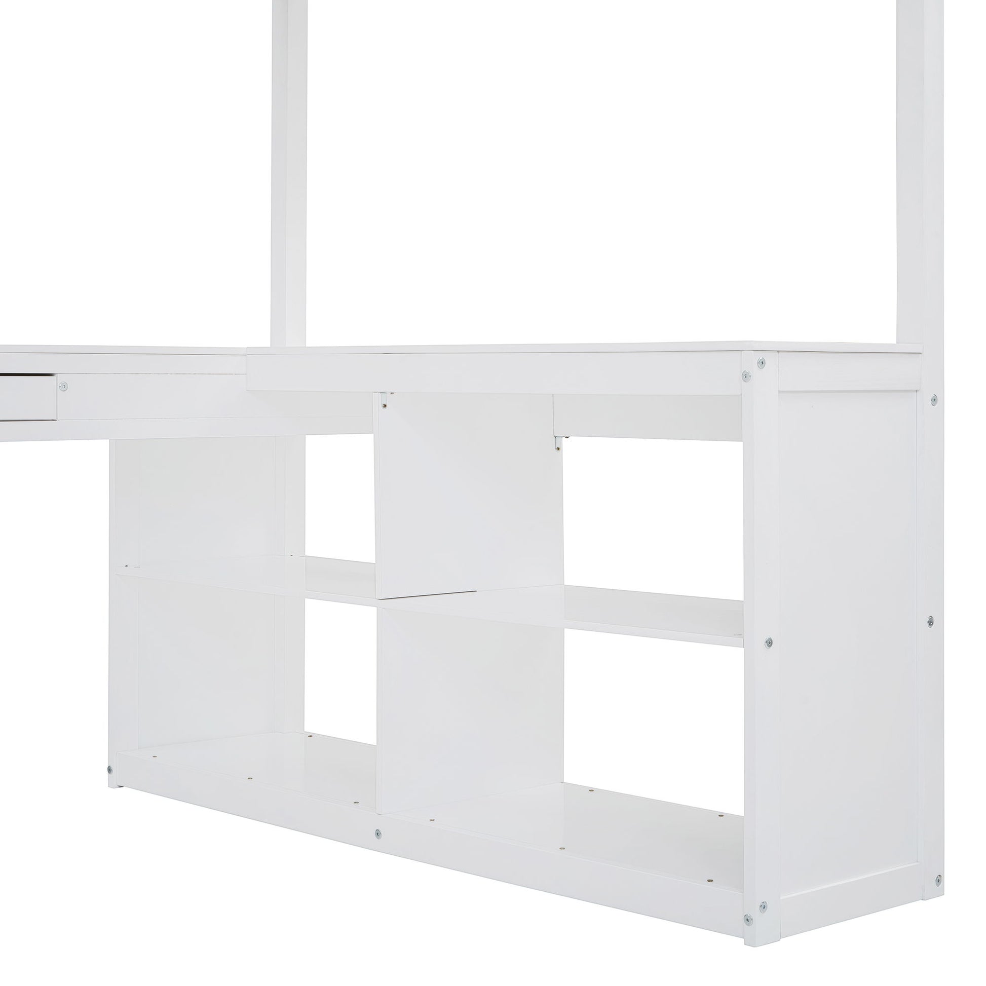 Loft Bed With Drawers, Cabinet, Shelves With Desk - The Sleep Loft - Online Mattress Showroom NYC