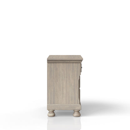 Nightstand Two Storage Drawers - The Sleep Loft - Online Mattress Showroom NYC