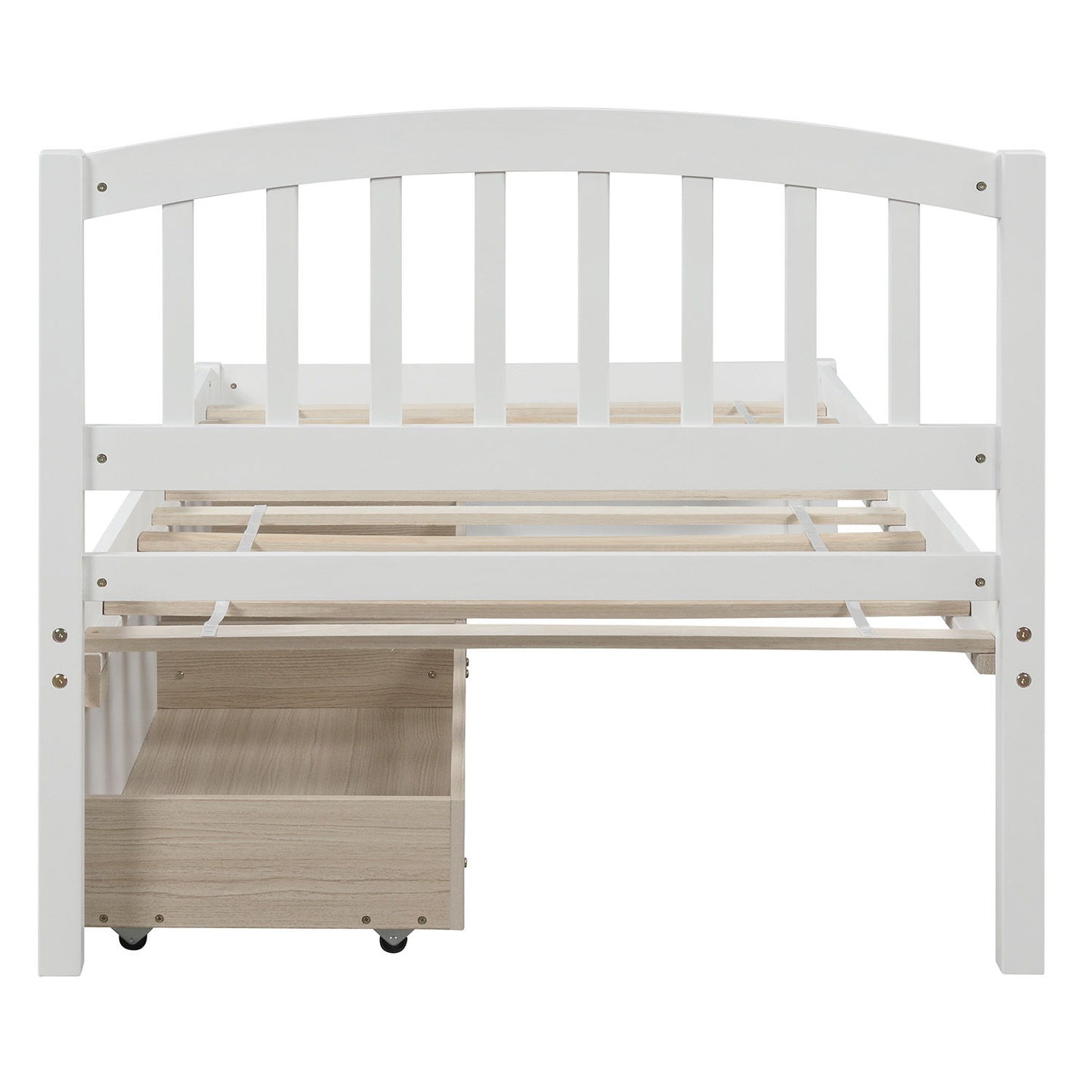 Platform Storage Bed Wood Bed Frame With Two Drawers And Headboard - The Sleep Loft - Online Mattress Showroom NYC