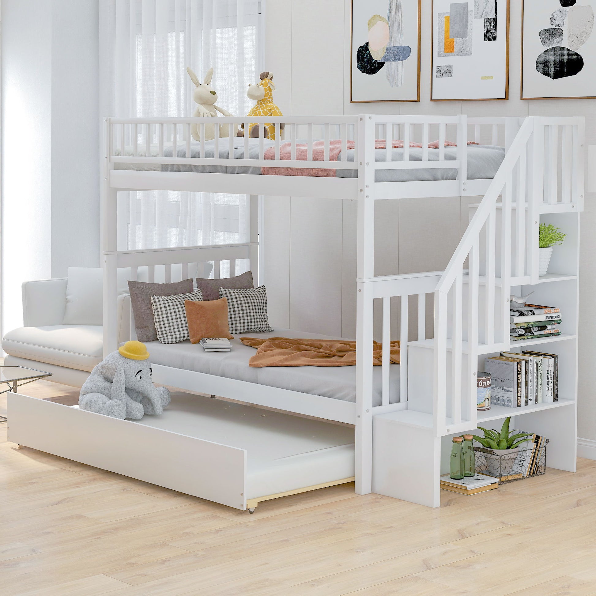 Bunk Bed With Staircase - The Sleep Loft - Online Mattress Showroom NYC