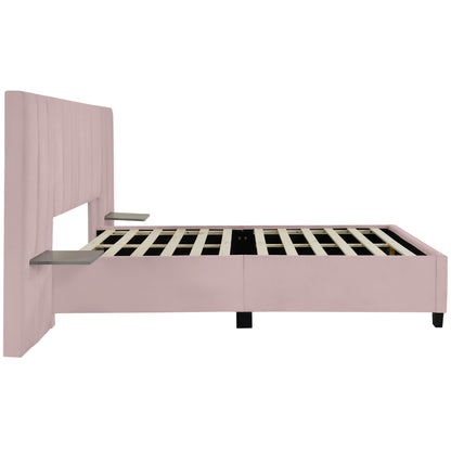 Upholstered Platform Bed With Big Headboard - The Sleep Loft - Online Mattress Showroom NYC