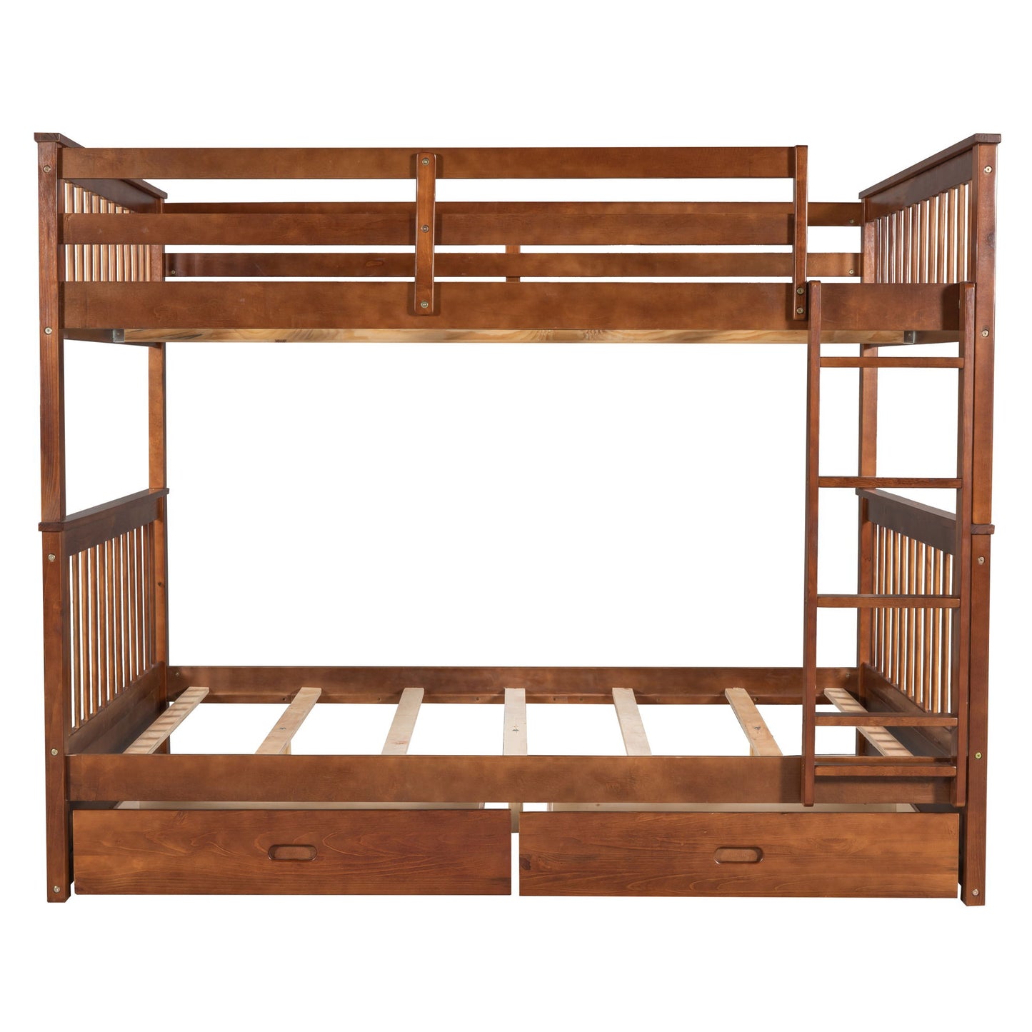Bunk Bed With Ladders And 2 Storage Drawers - The Sleep Loft - Online Mattress Showroom NYC