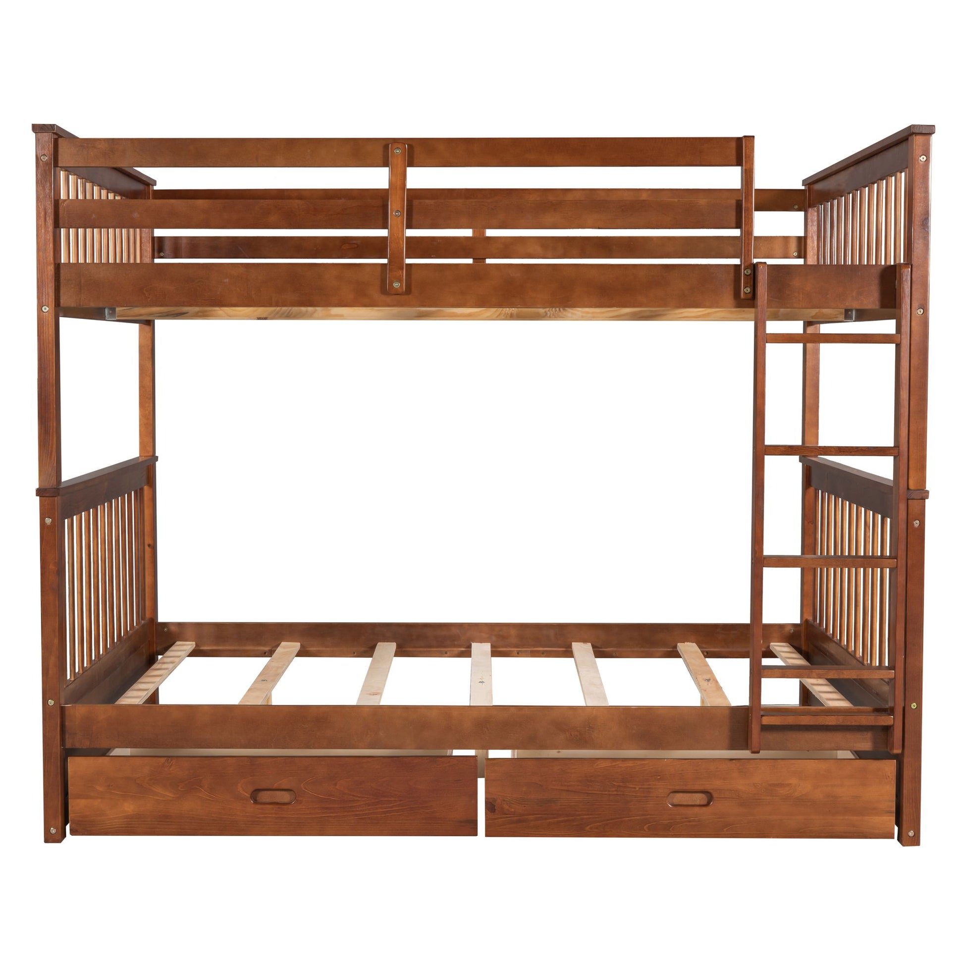 Bunk Bed With Ladders And 2 Storage Drawers - The Sleep Loft - Online Mattress Showroom NYC