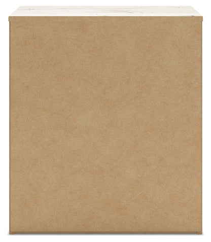 Lawroy - Two Drawer Night Stand - Light Natural