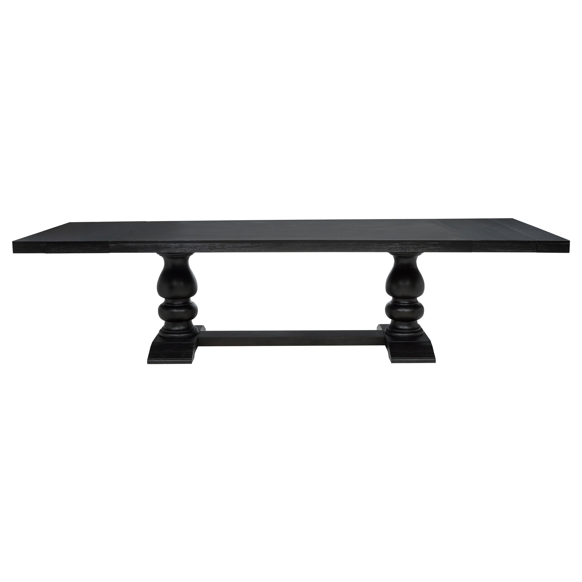 Phelps 9-piece Rectangular Dining Table Set Distressed Noir