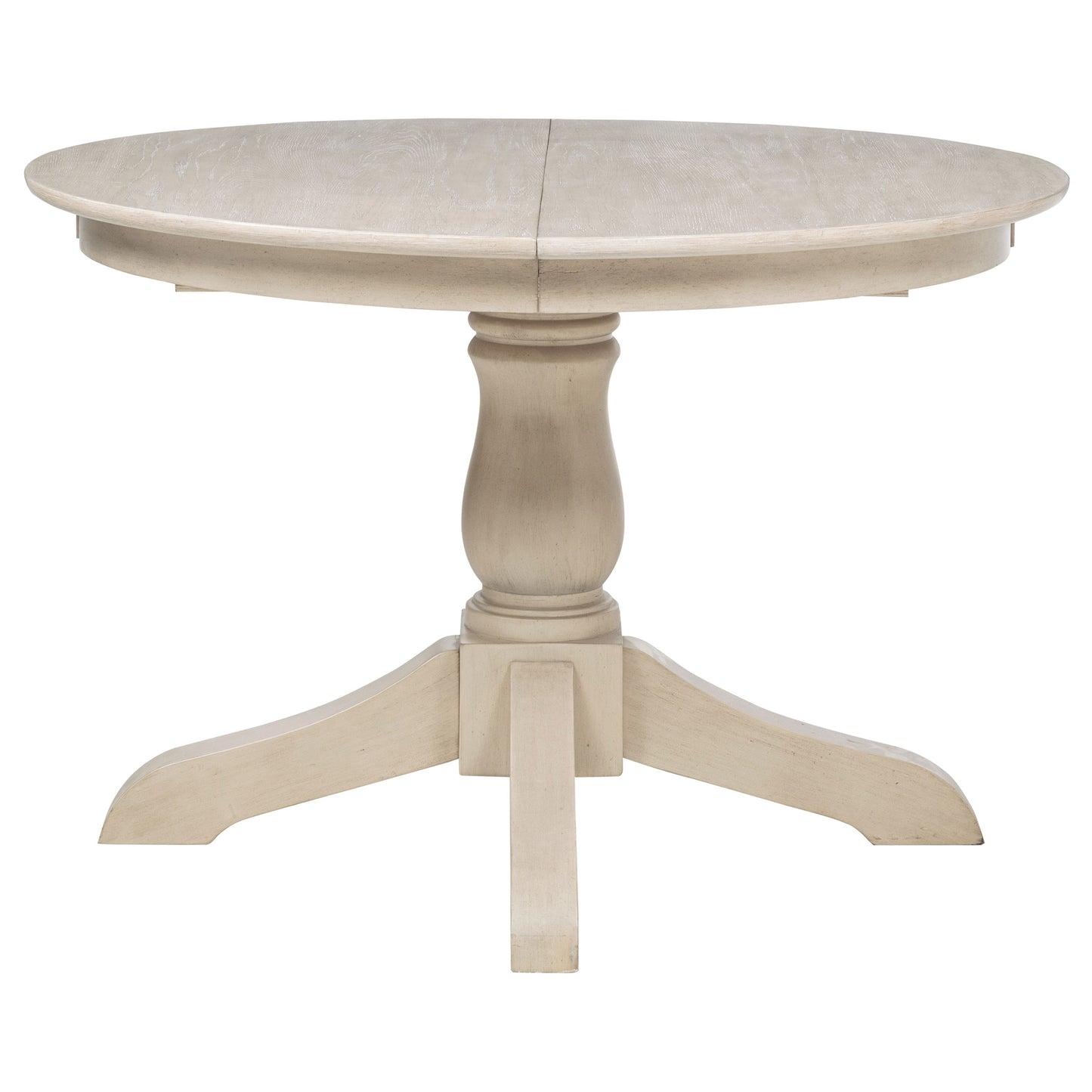 Orrison Oval 62-inch Wood Extension Leaf Dining Table Linen